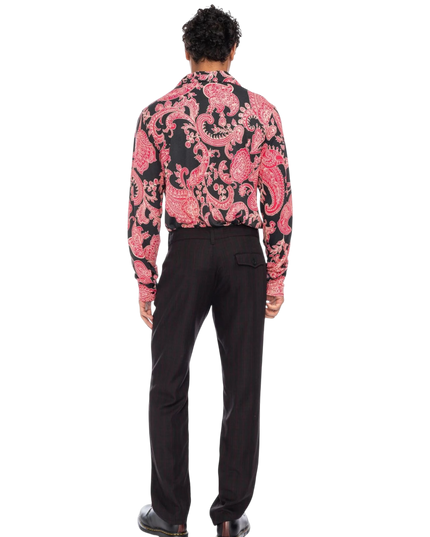 Juan zwart met bloemenprint