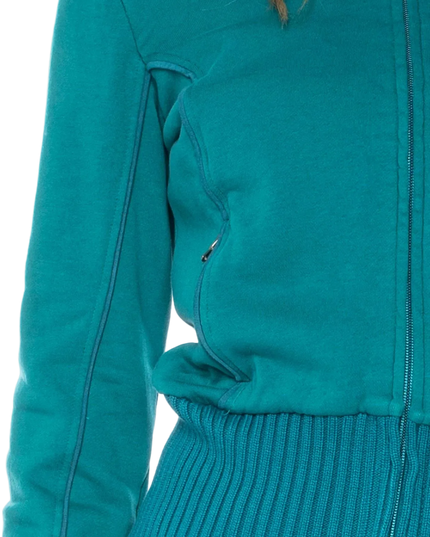 Sweatjack Nel turquiose