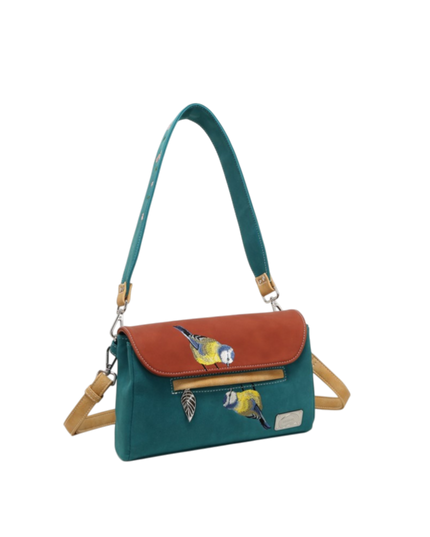 Twiggle Koolmeesjes Petrol/red