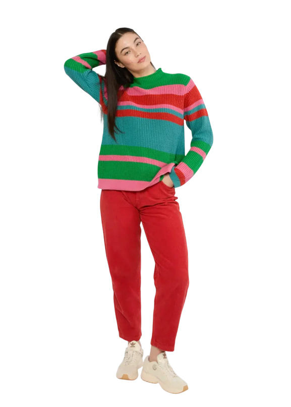 Braid up your Life winter colors stripe