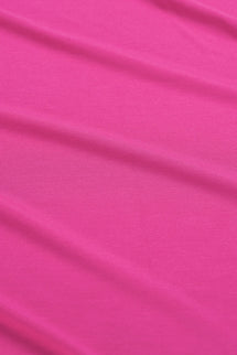 LALAMOUR AVA TOP JERSEY PLAIN, FUCHSIA