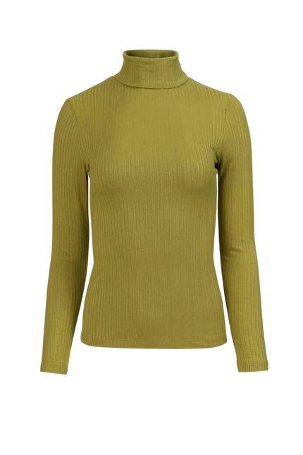 LALAMOUR RUBY TOP JERSEY RIB, GOLDEN CYPRESS