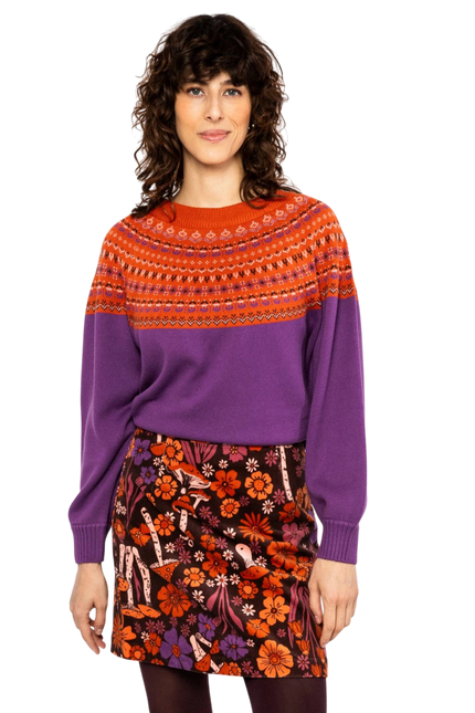 BLUTSGESCHWISTER GEBREIDE TRUI SCANDI CRICLE, WORN IN WINTER KNIT