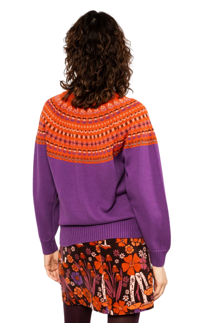 BLUTSGESCHWISTER GEBREIDE TRUI SCANDI CRICLE, WORN IN WINTER KNIT