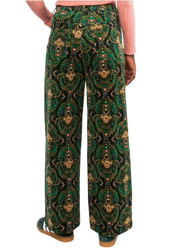 BLUTSGESCHWISTER HIGH WAIST RIBCORD BROEK MARLOTTE, ACADEMIA ROYALE