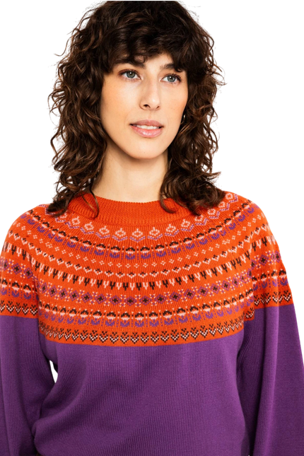 BLUTSGESCHWISTER GEBREIDE TRUI SCANDI CRICLE, WORN IN WINTER KNIT