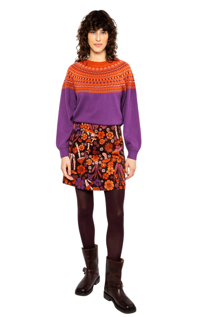 BLUTSGESCHWISTER GEBREIDE TRUI SCANDI CRICLE, WORN IN WINTER KNIT