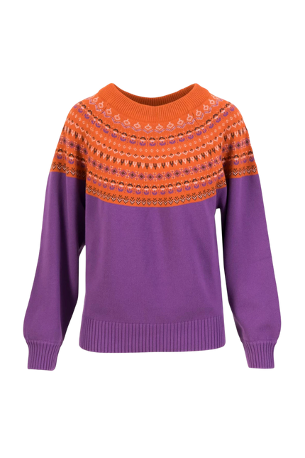 BLUTSGESCHWISTER GEBREIDE TRUI SCANDI CRICLE, WORN IN WINTER KNIT