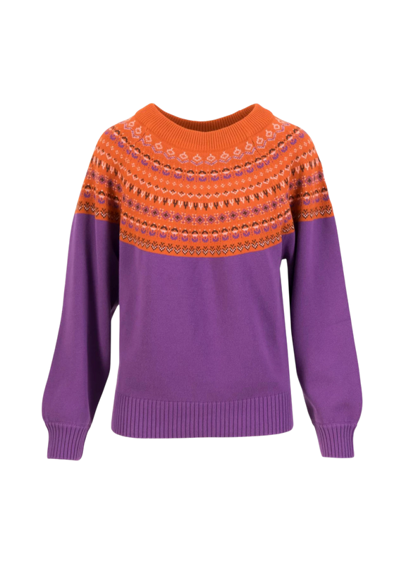 BLUTSGESCHWISTER GEBREIDE TRUI SCANDI CRICLE, WORN IN WINTER KNIT