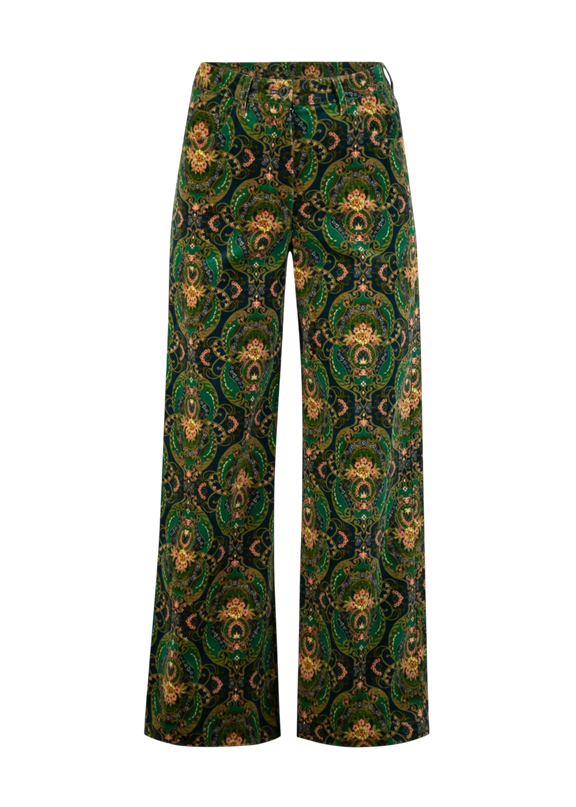 BLUTSGESCHWISTER HIGH WAIST RIBCORD BROEK MARLOTTE, ACADEMIA ROYALE