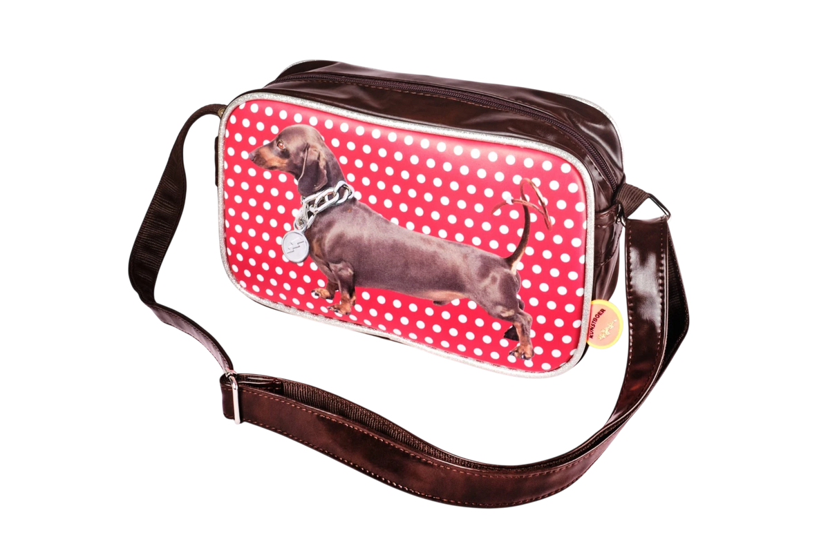 KUNSTBOER SMALL SHOULDERBAG, TECKEL