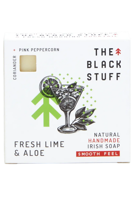 THE BLACK STUFF FRESH LIME AND ALOE SOAPBAR
