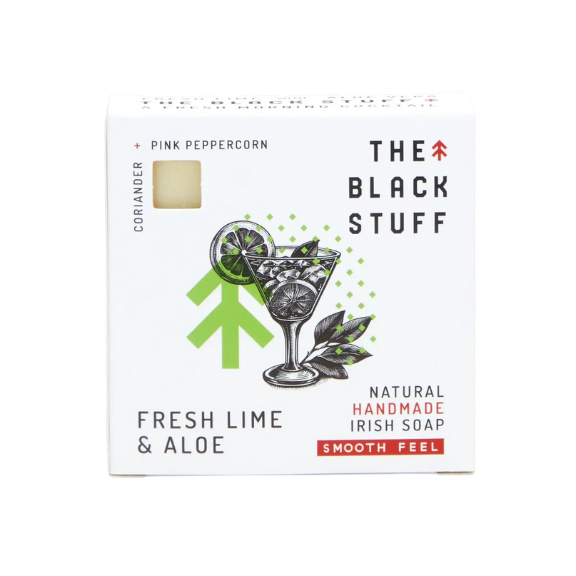 THE BLACK STUFF FRESH LIME AND ALOE SOAPBAR