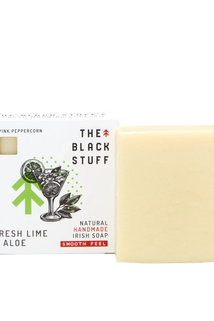 THE BLACK STUFF FRESH LIME AND ALOE SOAPBAR
