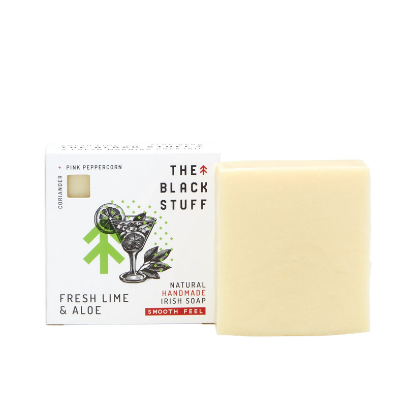 THE BLACK STUFF FRESH LIME AND ALOE SOAPBAR