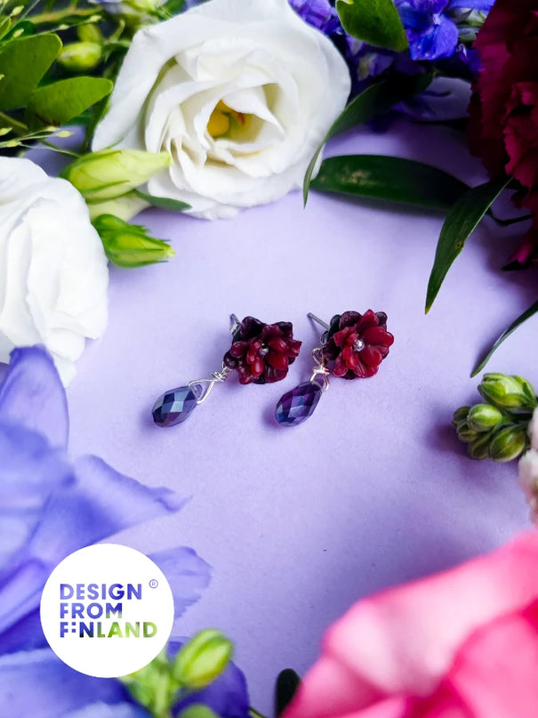 DAUGHTER OF THE NORTH WILD ROSE STUD EARRINGS