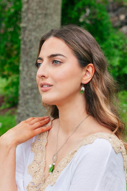 DAUGHTER OF THE NORTH LILY OF THE VALLEY STUD EARRINGS
