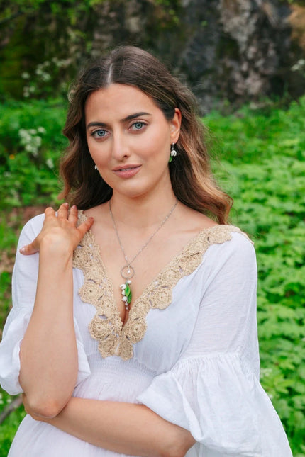 DAUGHTER OF THE NORTH LILY OF THE VALLEY STUD EARRINGS