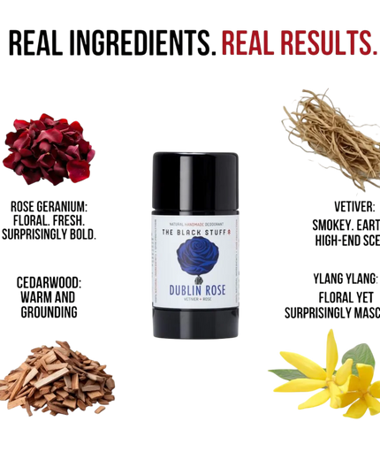 THE BLACK STUFF dublin rose limited edition deo