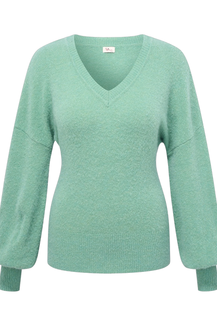 HEART ANTIQUA SWEATER ALPACA, MOSS