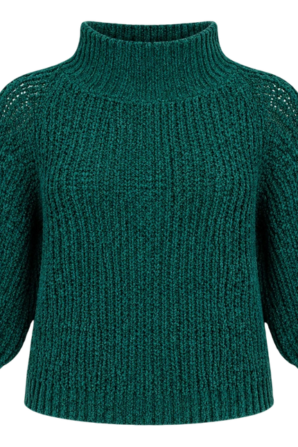 Heart sweater Bergamo, Jasper Green