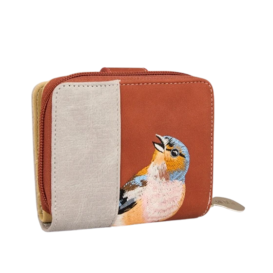 HI-DI-HI PORTEMONEE,  TERRACOTTA EN COGNAC