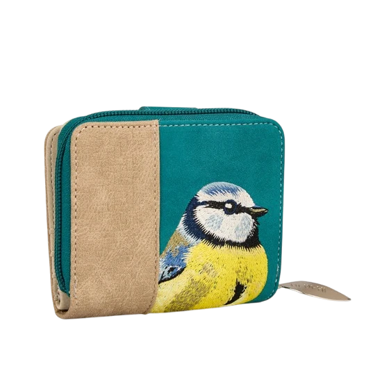 HI-DI-HI PORTEMONEE,  TURQUIOSE EN BEIGE