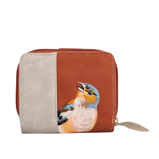 HI-DI-HI PORTEMONEE,  TERRACOTTA EN COGNAC