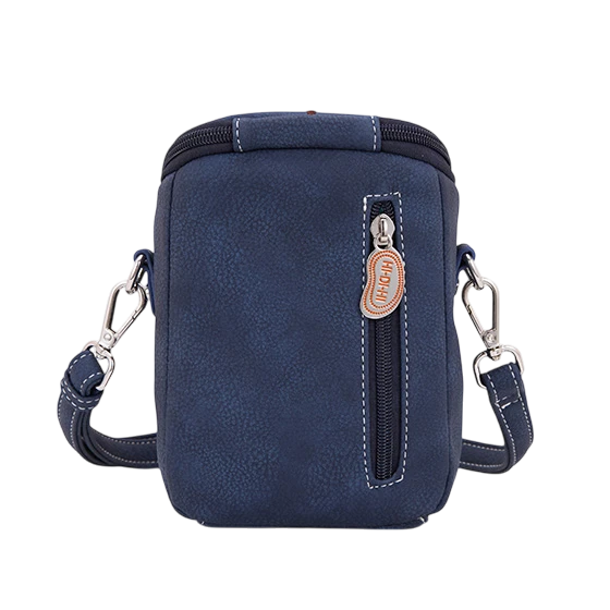 HI-DI-HI SCHOUDERTAS FOLLIAGE BLAUW