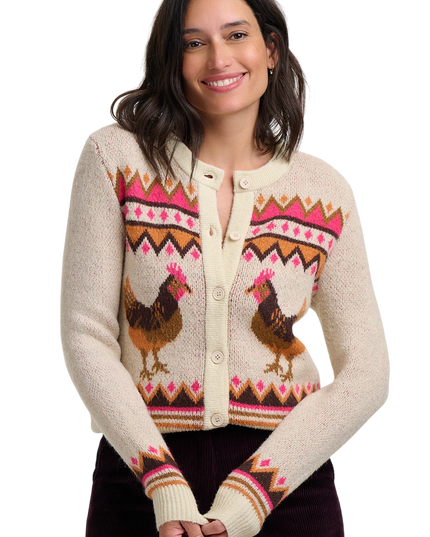 Sugarhill Brighton Kia jumper, brown vintage baby deer