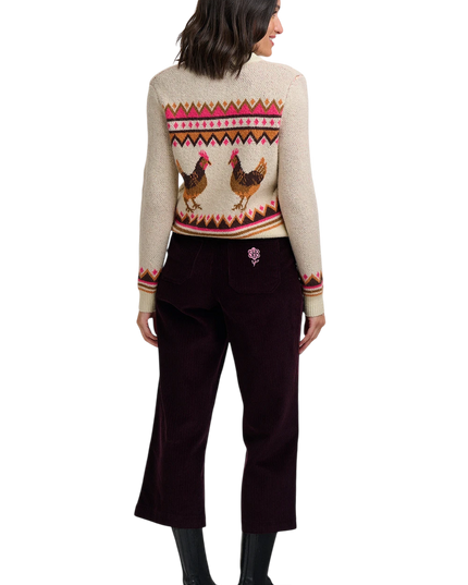 Sugarhill Brighton Kia jumper, brown vintage baby deer