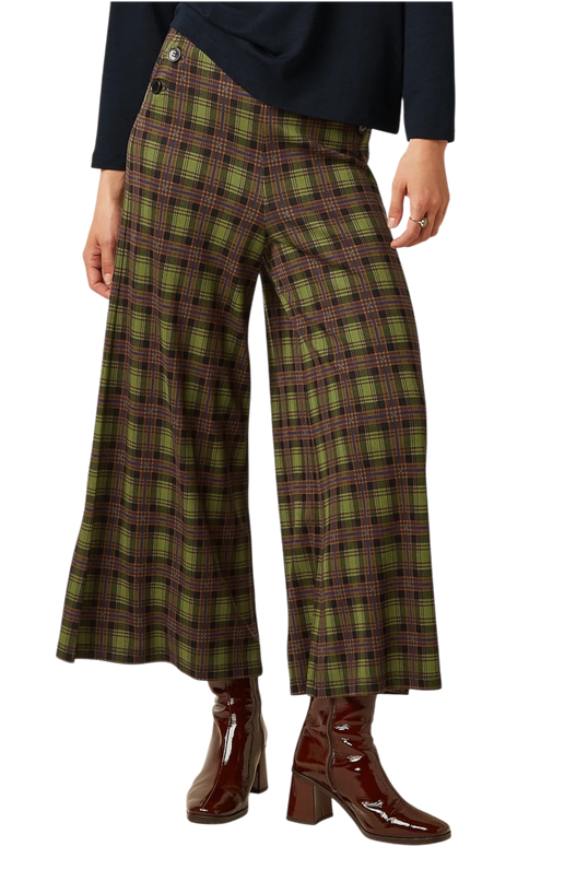 KING LOUIE PIA CULOTTE TIMBER CHECK, MULTI COLOR