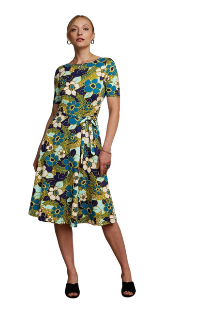 KING LOUIE Betty Party Dress Selena Deep Blue
