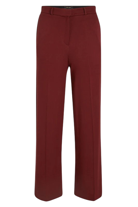 King Louie Federica Pants Milano Uni Beet Red