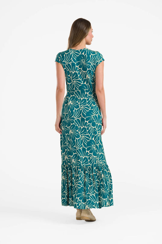 Maud Maxi Dress Flower Flake