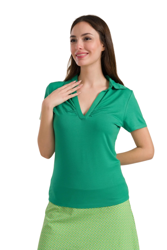 Suzy Top Plain green