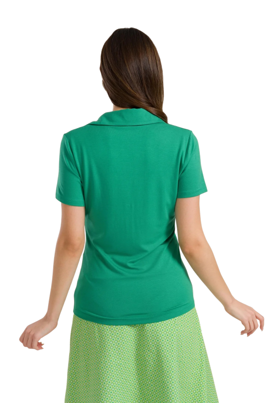 Suzy Top Plain green
