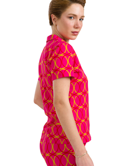 Lena Blouse Short Sleeve Bubble Beat