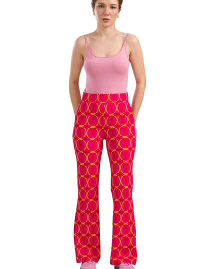 Lieke Flared Pants Bubble Beat