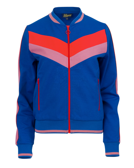 Nora Bomber Jacket - Punta Di Roma Blue