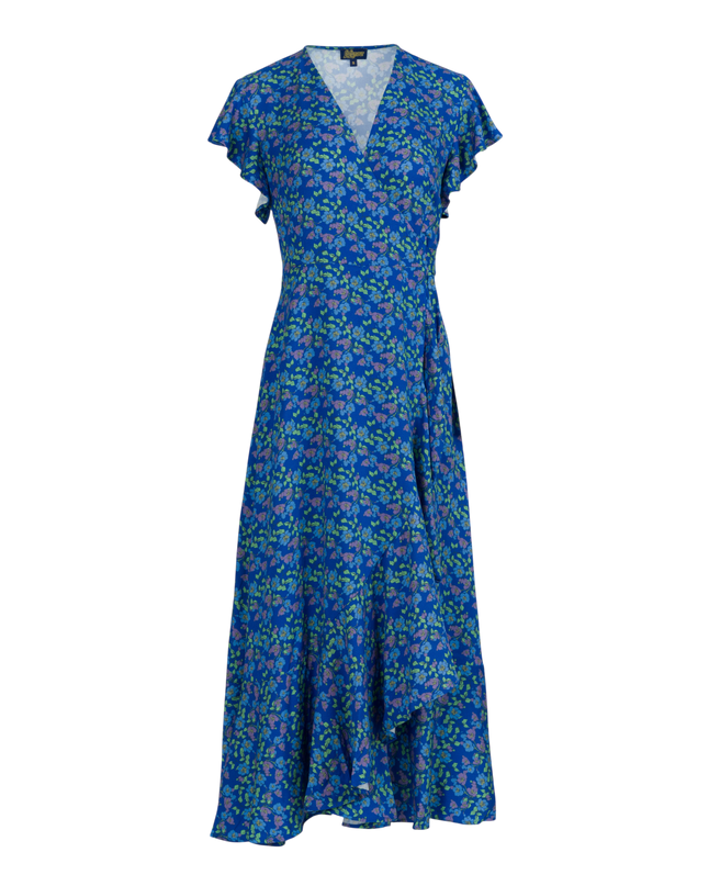 Yara Wrap Dress Cherry Blossom