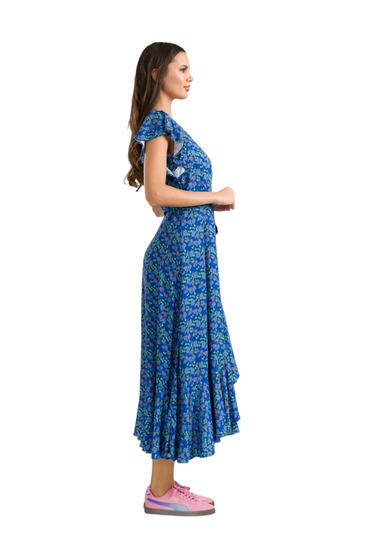 Yara Wrap Dress Cherry Blossom