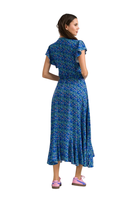 Yara Wrap Dress Cherry Blossom