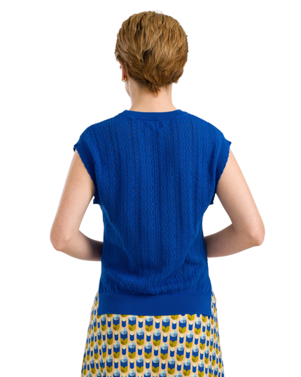 Knitwear Pippa Top - Blue
