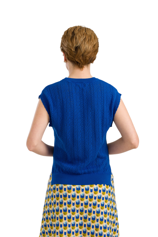 Knitwear Pippa Top - Blue