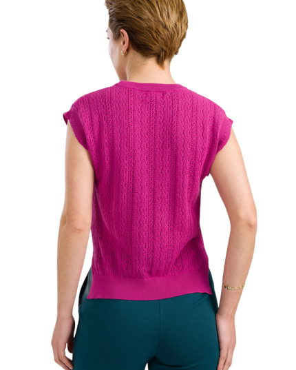 Knitwear Pippa Top - Fuchsia