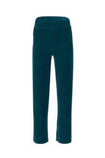 HAILEY TROUSERS RIB VELOUR PETROL