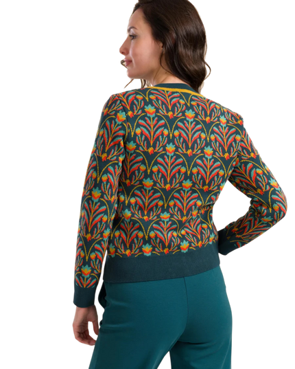 Knitwear Cardigan barock flower