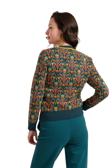 Knitwear Cardigan barock flower