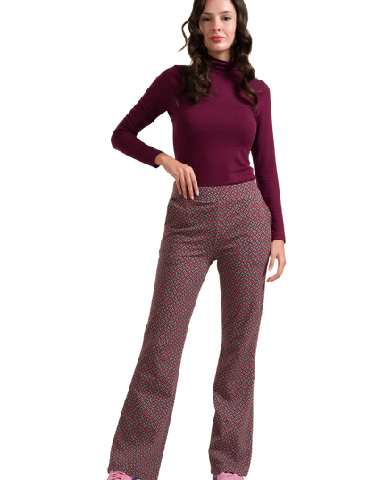 LIEKE FLARED PANTS GRAHPIC MILL